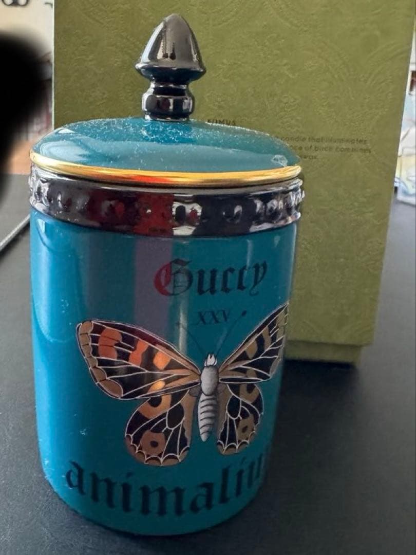 グッチGUCCIアロマキャンドル　バタフライ