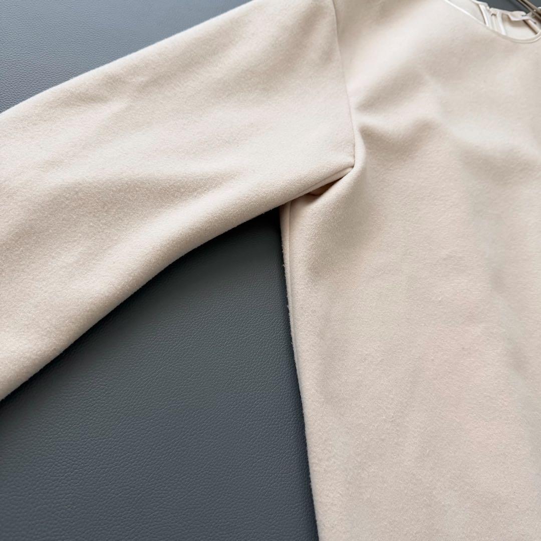 yori 2024AW ダブルクロスTeeブラウス 長袖 プルオーバー キナリ