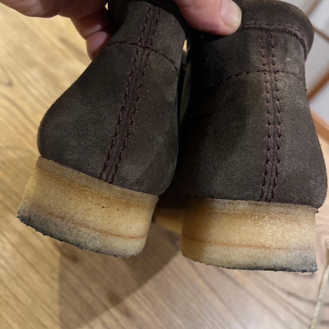 クラークス ワラビー オリジナル ダークブラウン スエード 美品