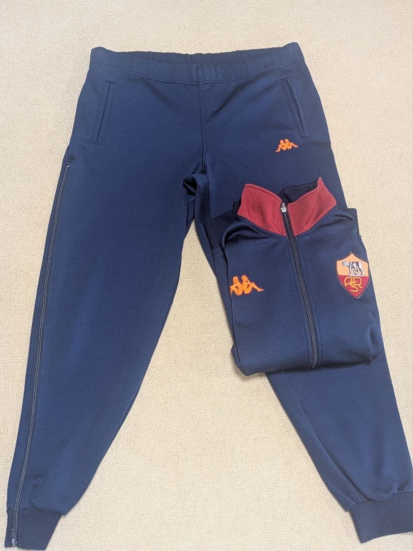 Kappa AS Roma ジャージセット ネイビー/レッド トラックジャケット