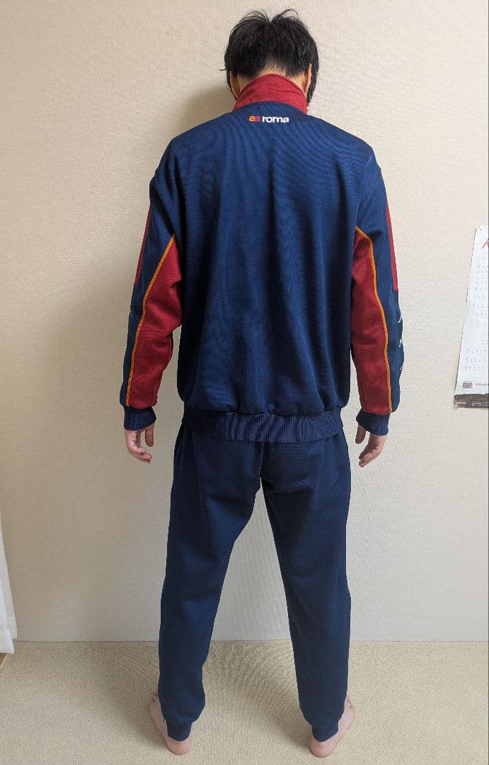 Kappa AS Roma ジャージセット ネイビー/レッド トラックジャケット