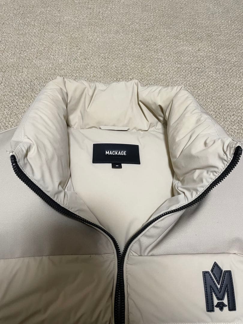 Mackage マッカージュ ダウンベスト ベージュ 40