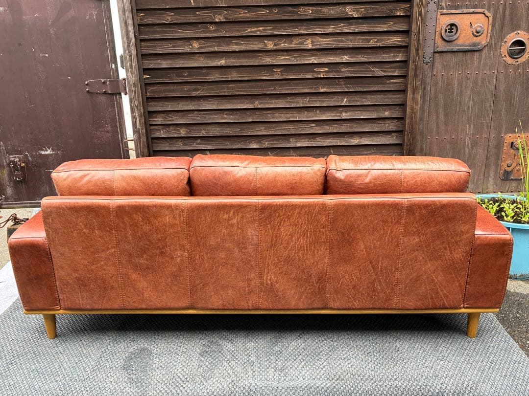 unico　SUABI　スアビ　3シーター　レザーソファ　仙台　宮城