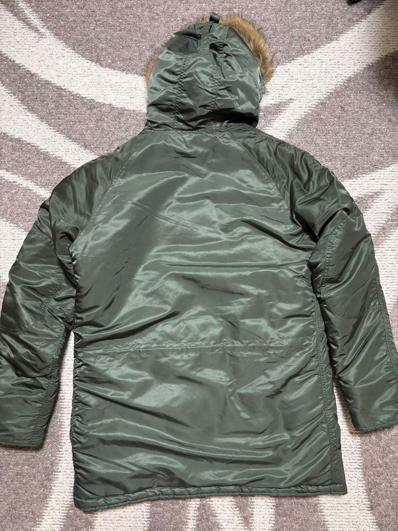 ALPHAミリタリージャケット N-3B 未使用 セージグリーン L