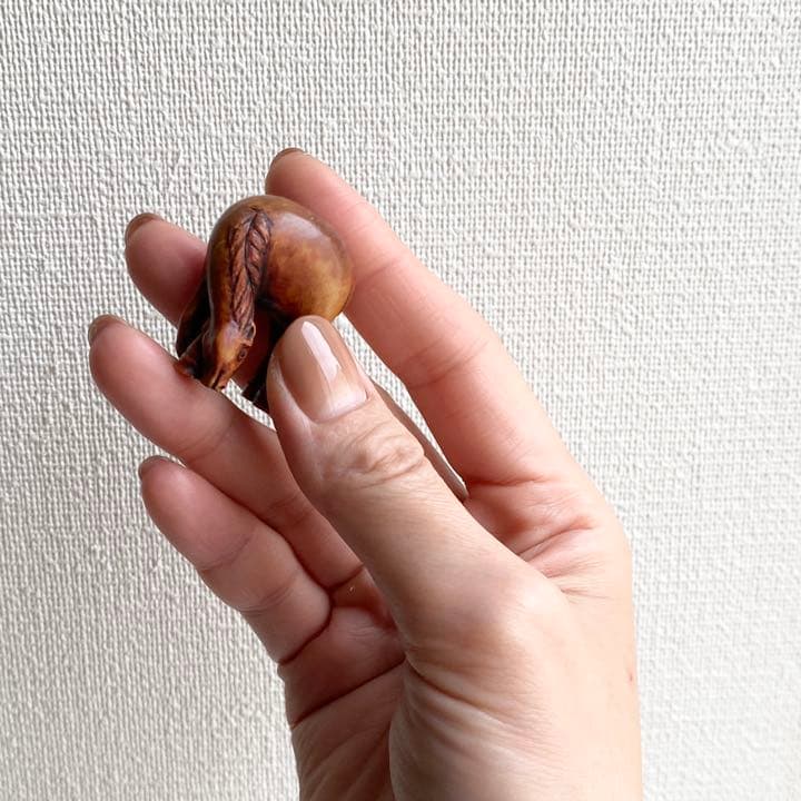 【専用です】伊勢根付・『馬』朝熊黄楊・『正昭』在銘・提げ物