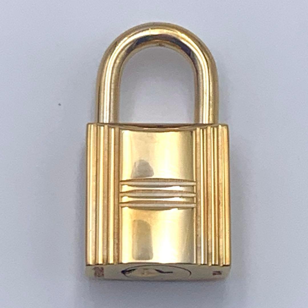 ★HERMESエルメス カデナ 24Kメッキ No.104 クロシェット 鍵付き