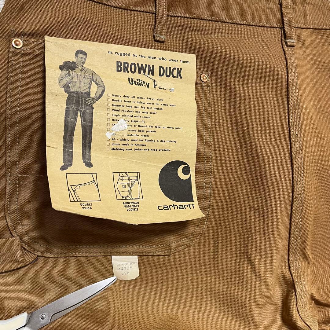^*^様 超超スペシャル　60s カーハート　ダブルニー　デッドストック　フラッ