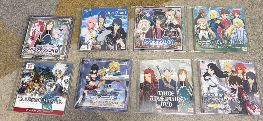 テイルズシリーズ★まとめ売り★ゲーム18本★特典DVD8枚セット★