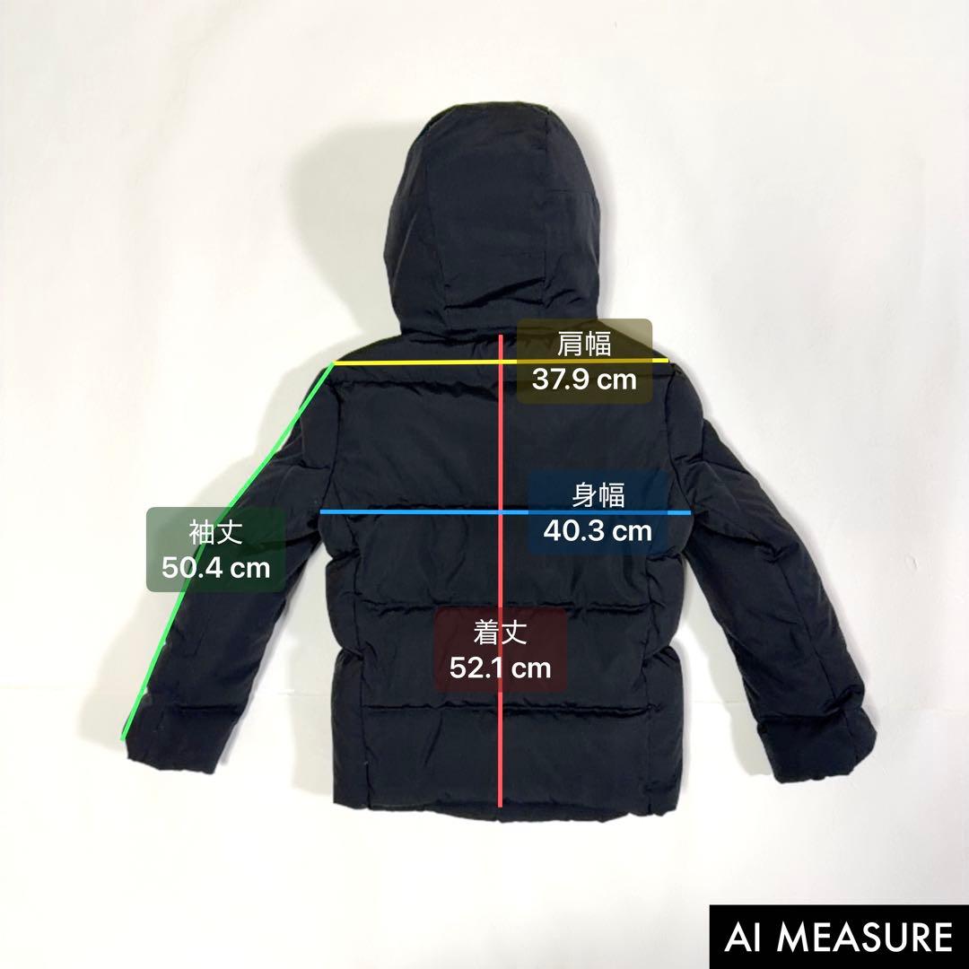 ポロラルフローレン ダウンジャケット ビッグポニー フード ブラック 130