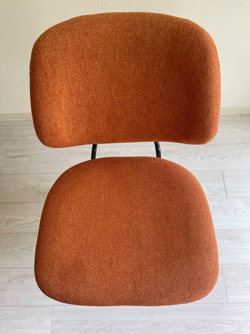 クラッシュゲート アボック ダイニングチェア 肘無 TIM オレンジ