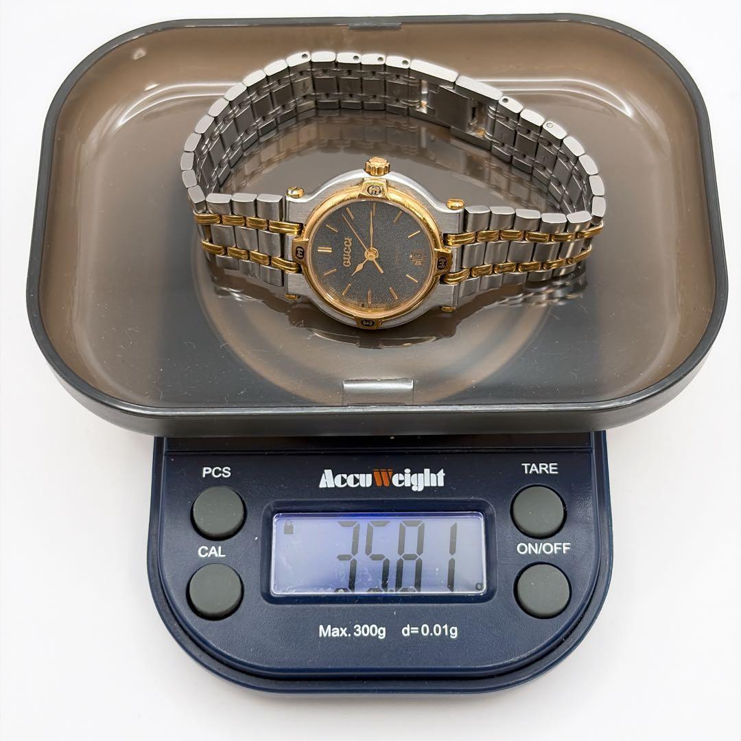GUCCI グッチ 9000L ゴールド コンビカラー 希少　新品電池交換済