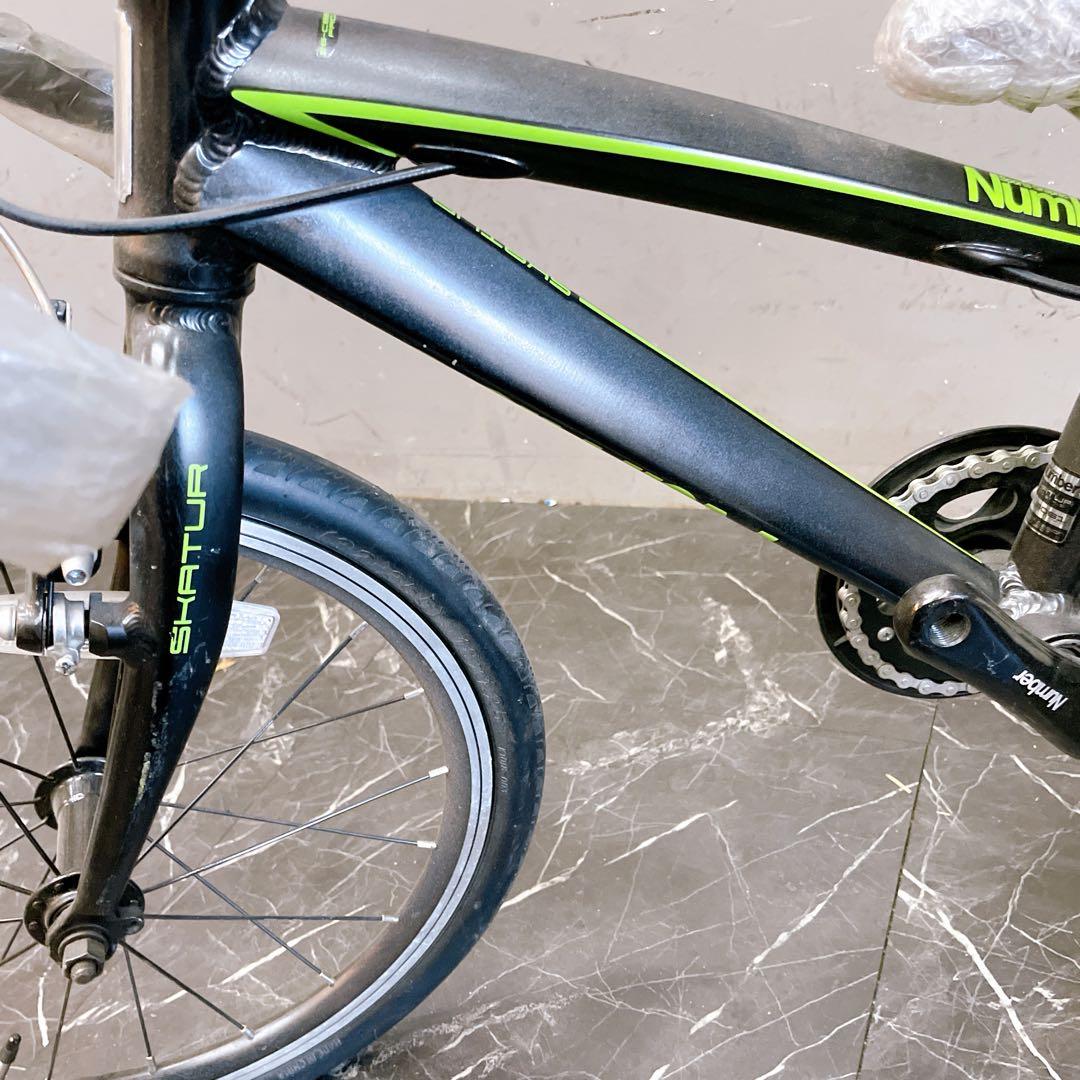 【920】ロードバイク風 子供車 Number ブラック 補助輪付き