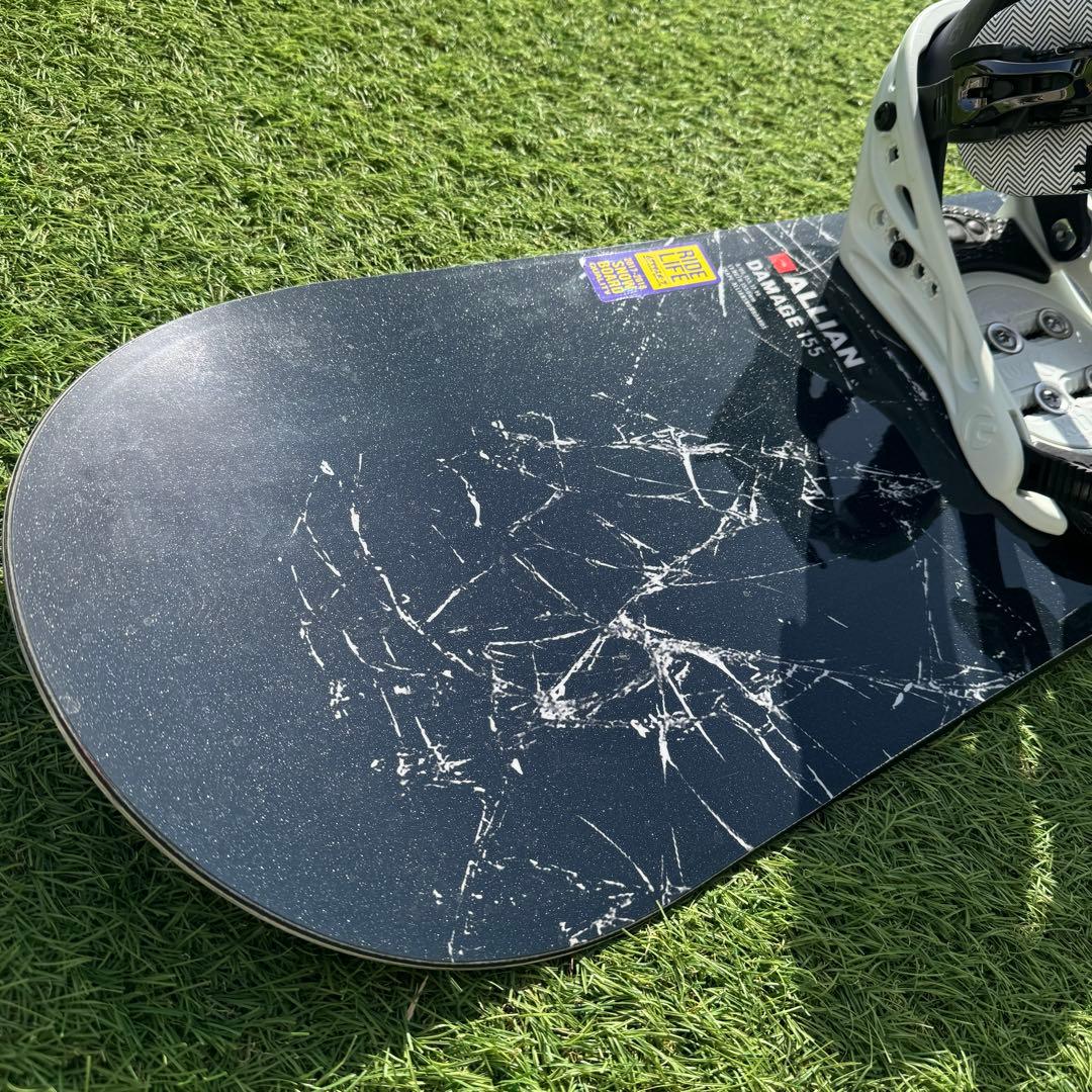 美品 ALLIAN DAMAGE 155cm FLUX PR ML セット