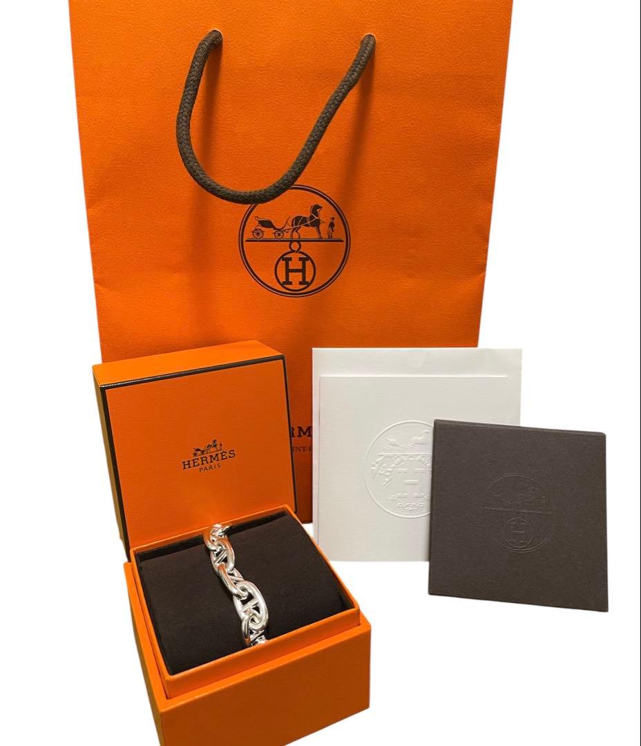 【希少・新品未使用】 GM 17 コマ エルメス シェーヌダンクル ブレスレット