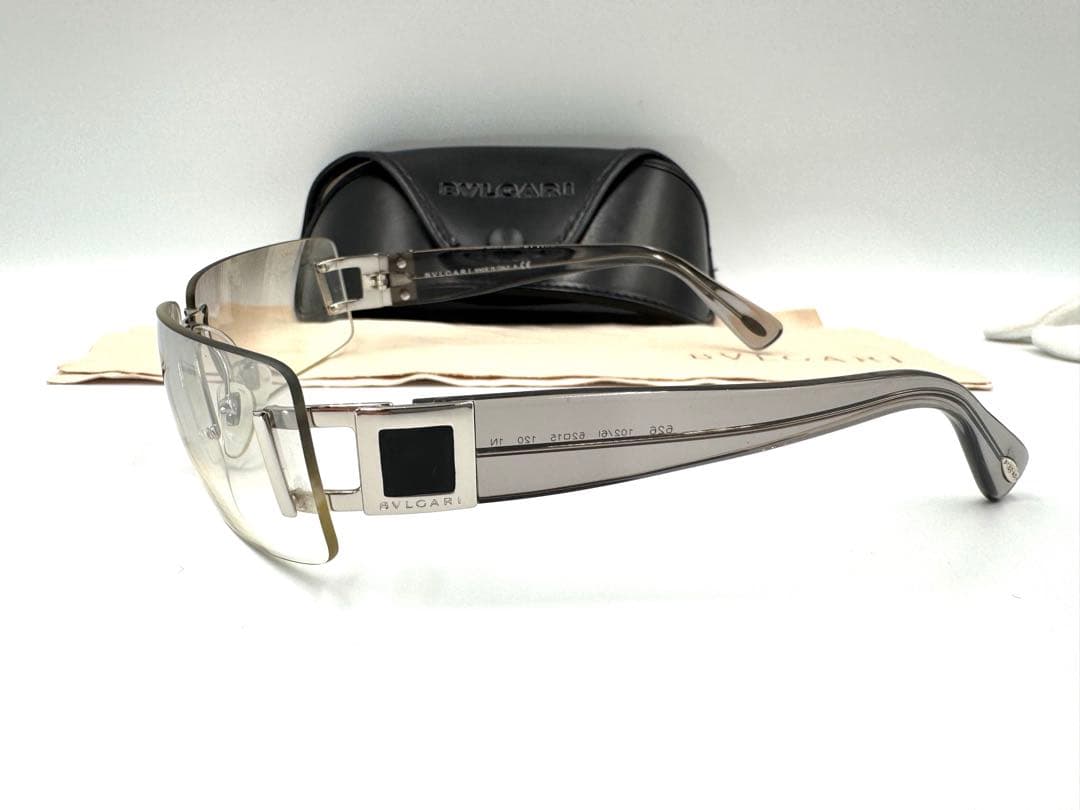 【美品】 BVLGARI ブルガリ サングラス 626 シルバー