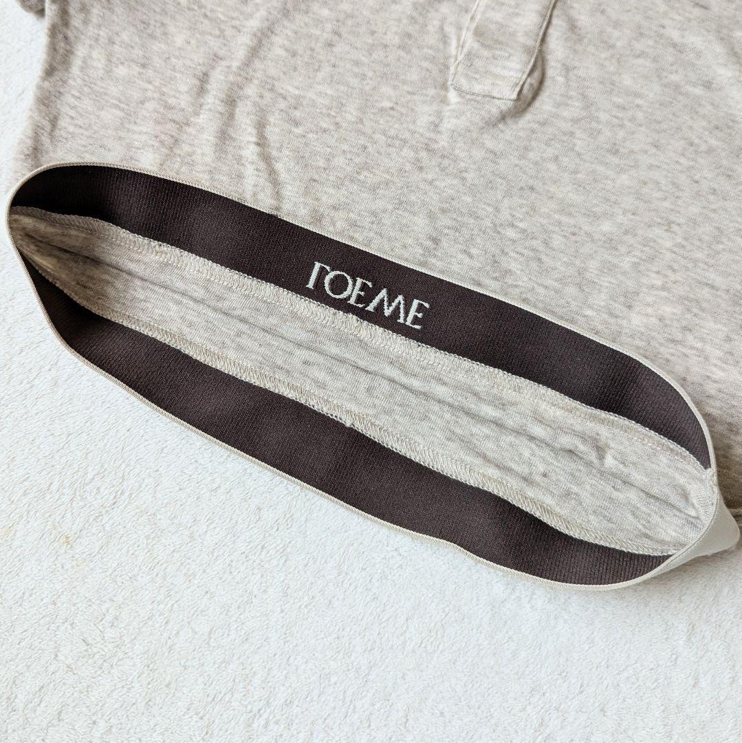 【人気モデル】 ロエベ クロップド ポロシャツ ベージュ サイズ XS コットン