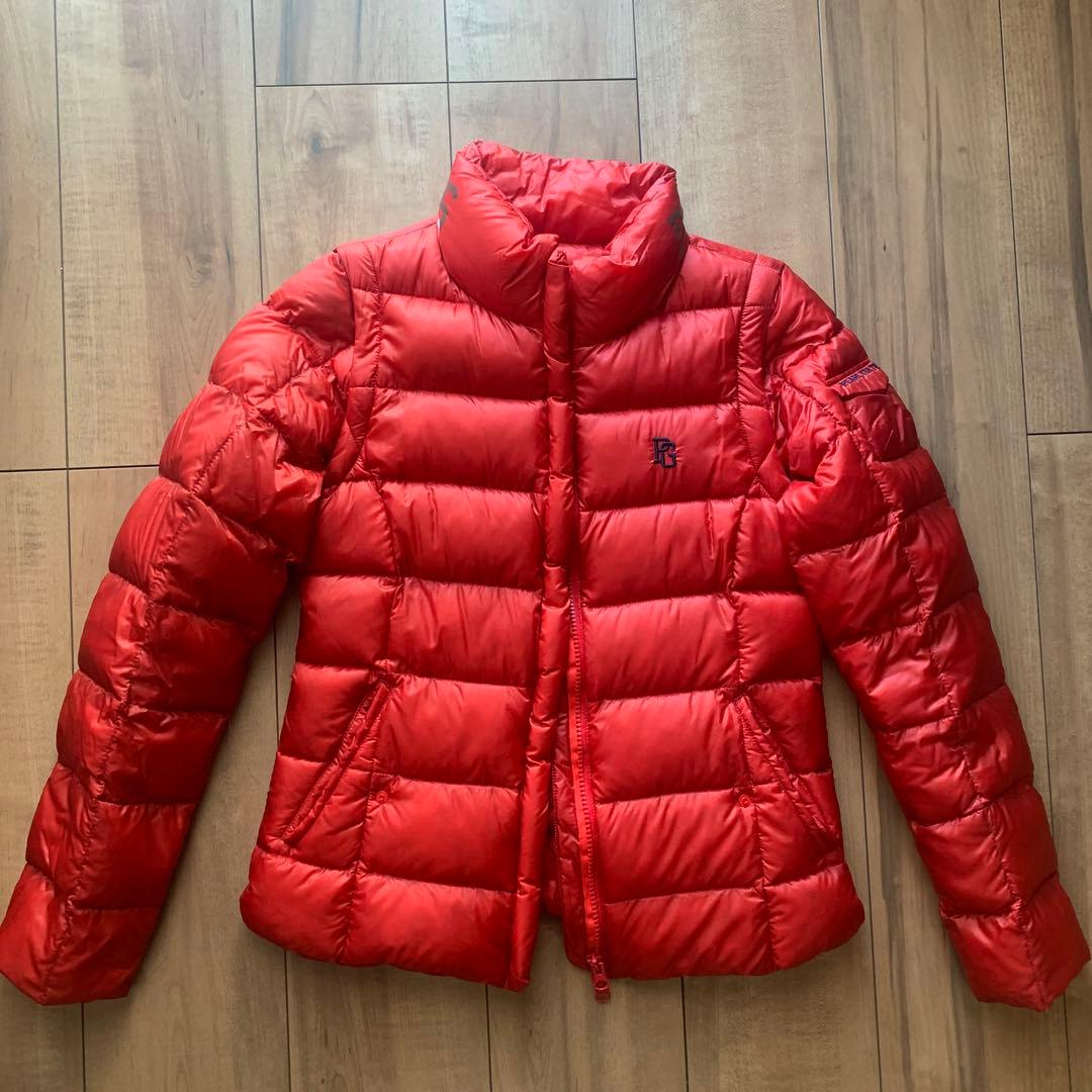 PEARLY GATES 2WAYレッド ゴルフダウンジャケット Sサイズ