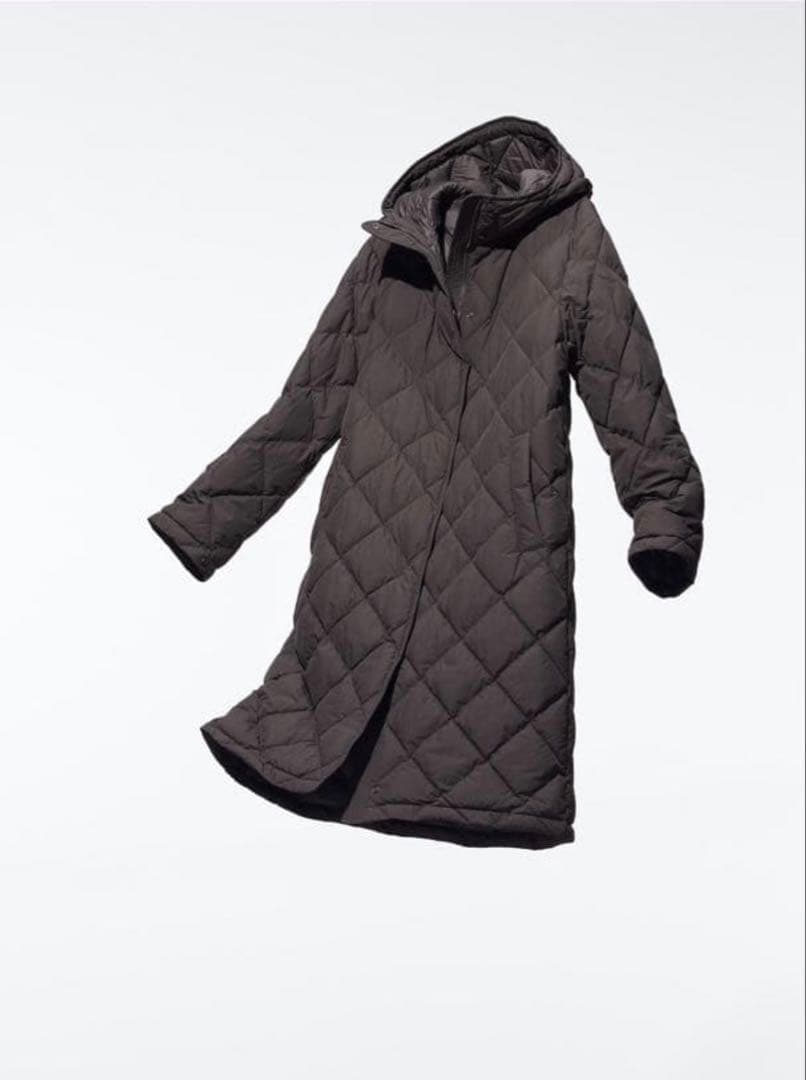 ユニクロ パフテックロングコートリラックスフィット ブラック 3XL