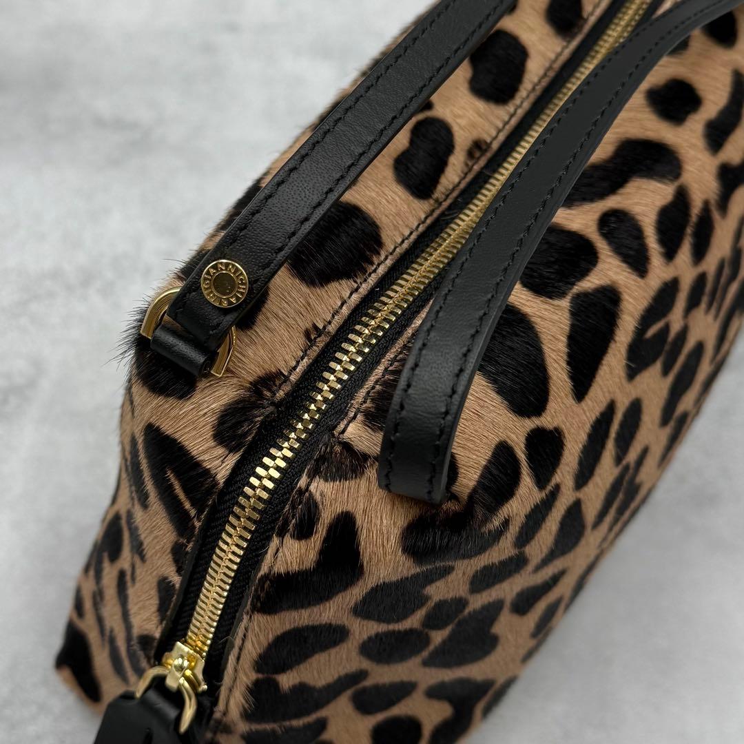 未使用級✨GIANNI CHIARINI ショルダーバッグ アリファM