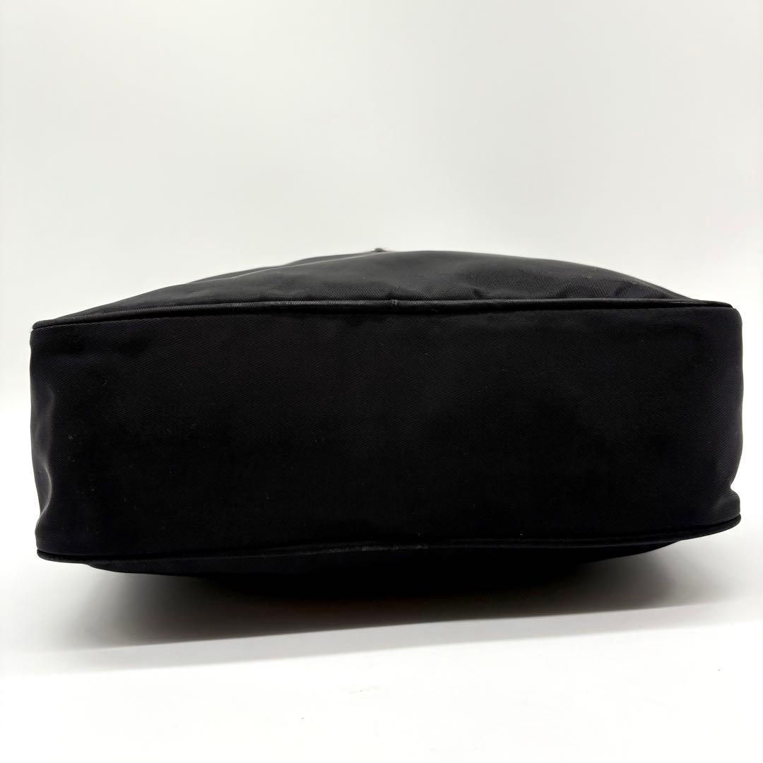 【極美品】PRADA カメラ ショルダーバッグ テスートナイロン レザー 黒
