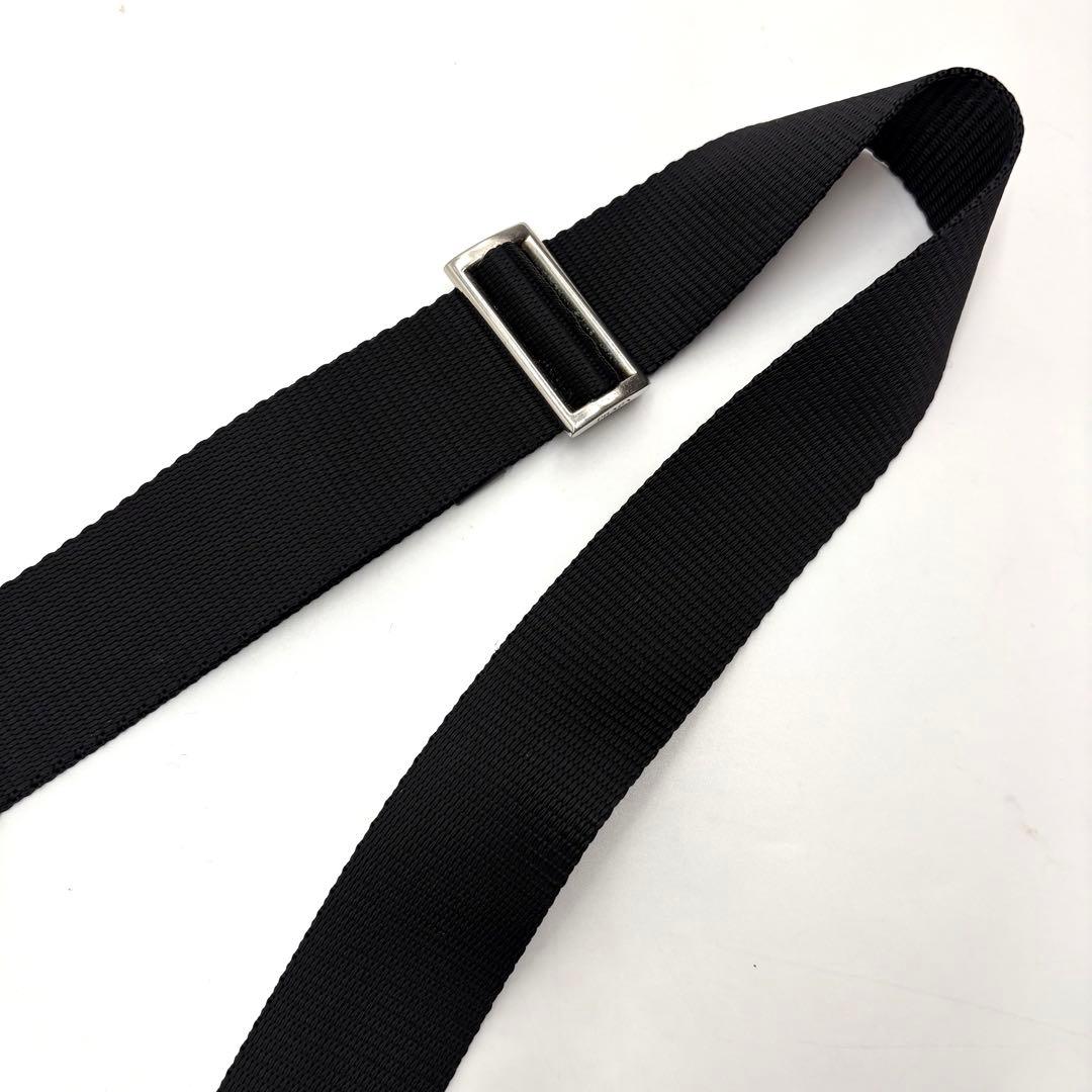 【極美品】PRADA カメラ ショルダーバッグ テスートナイロン レザー 黒