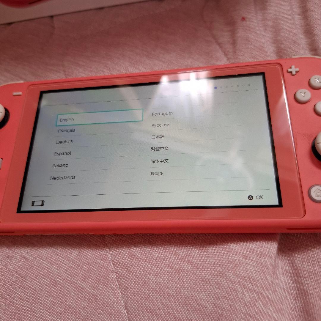 Nintendo Switch LITE コーラル 箱付き