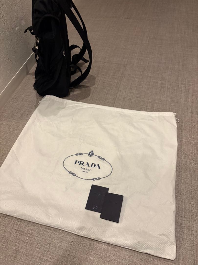 c*r様 PRADA リュック バックパック 黒2VZ062 男女兼用