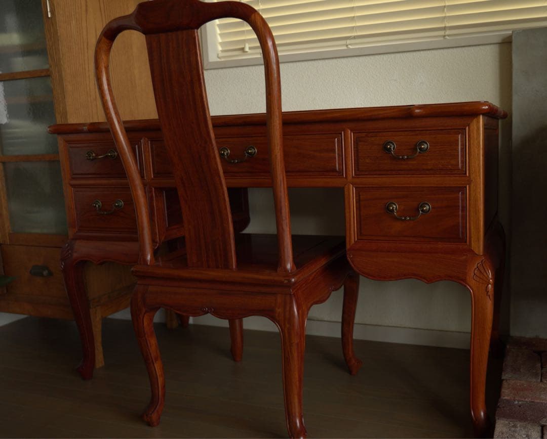 アンティーク　猫脚チェア　椅子　工芸品