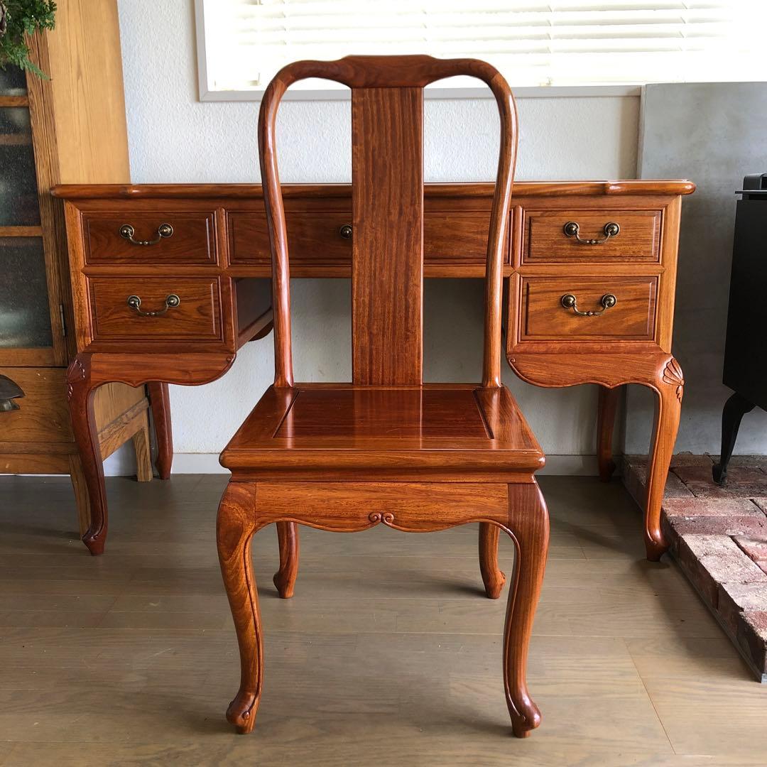 アンティーク　猫脚チェア　椅子　工芸品