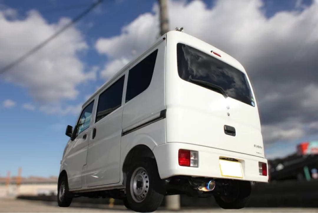 専用Bluefin スズキ エブリィ バン HBD-DA17V 1本出しマフラー