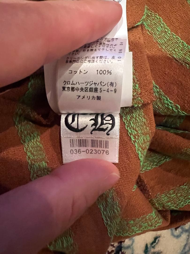 新品未使用　クロムハーツ　長袖ポロシャツ