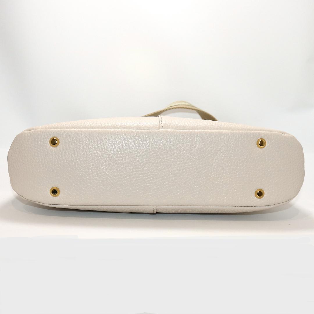 【極美品】ATAO chivy+ 2Way バッグ レザー ショルダーバッグ 白