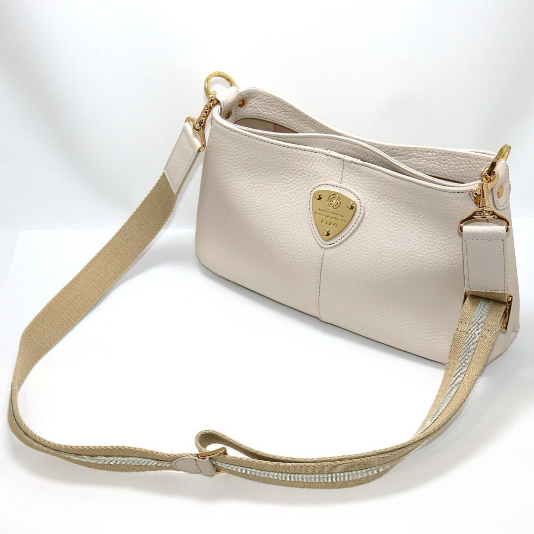 【極美品】ATAO chivy+ 2Way バッグ レザー ショルダーバッグ 白