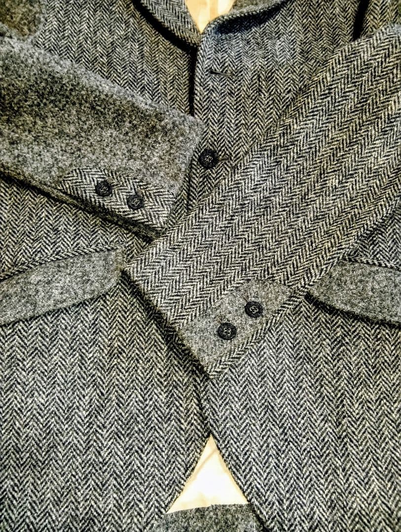 ハリスツィード ヘリンボーン テーラードジャケット　ロストヒルズ