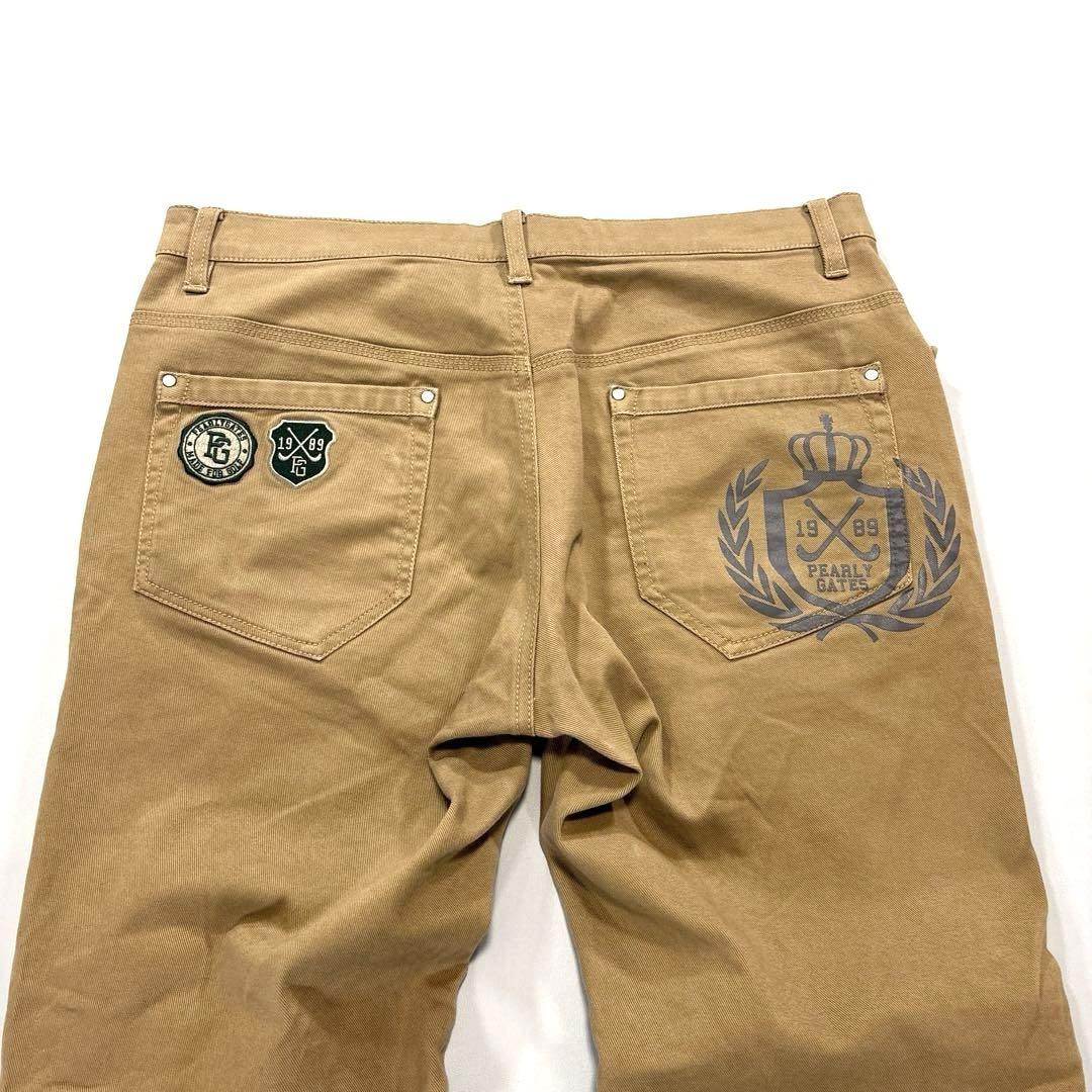 パーリーゲイツ　大きいサイズ6/LL ロングパンツ　ベージュ系　オールシーズン