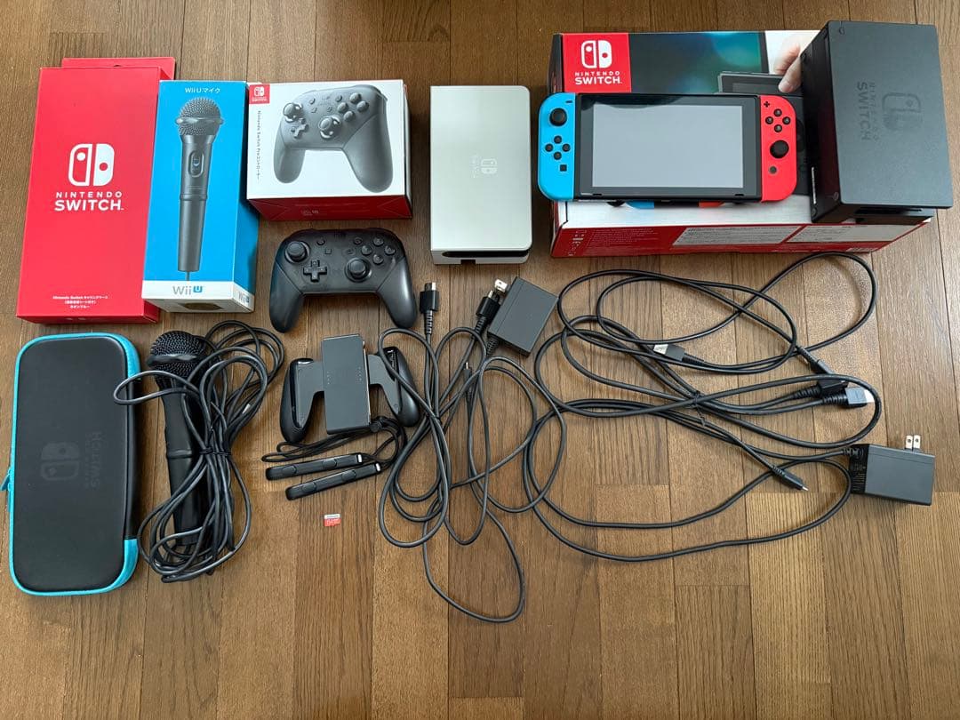 Nintendo Switch 本体　Proコントローラー　SDカード他周辺機器