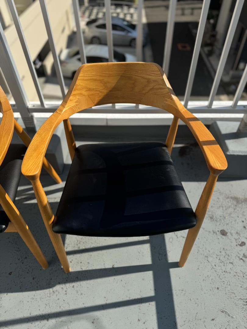 【Aruyon】スマートリビング ダイニングチェア ROTI 2脚セット