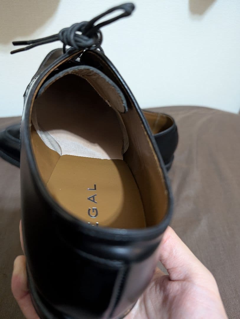 【新品】REGAL グッドイヤーウェルト 革底 ブラックレザー ドレスシューズ