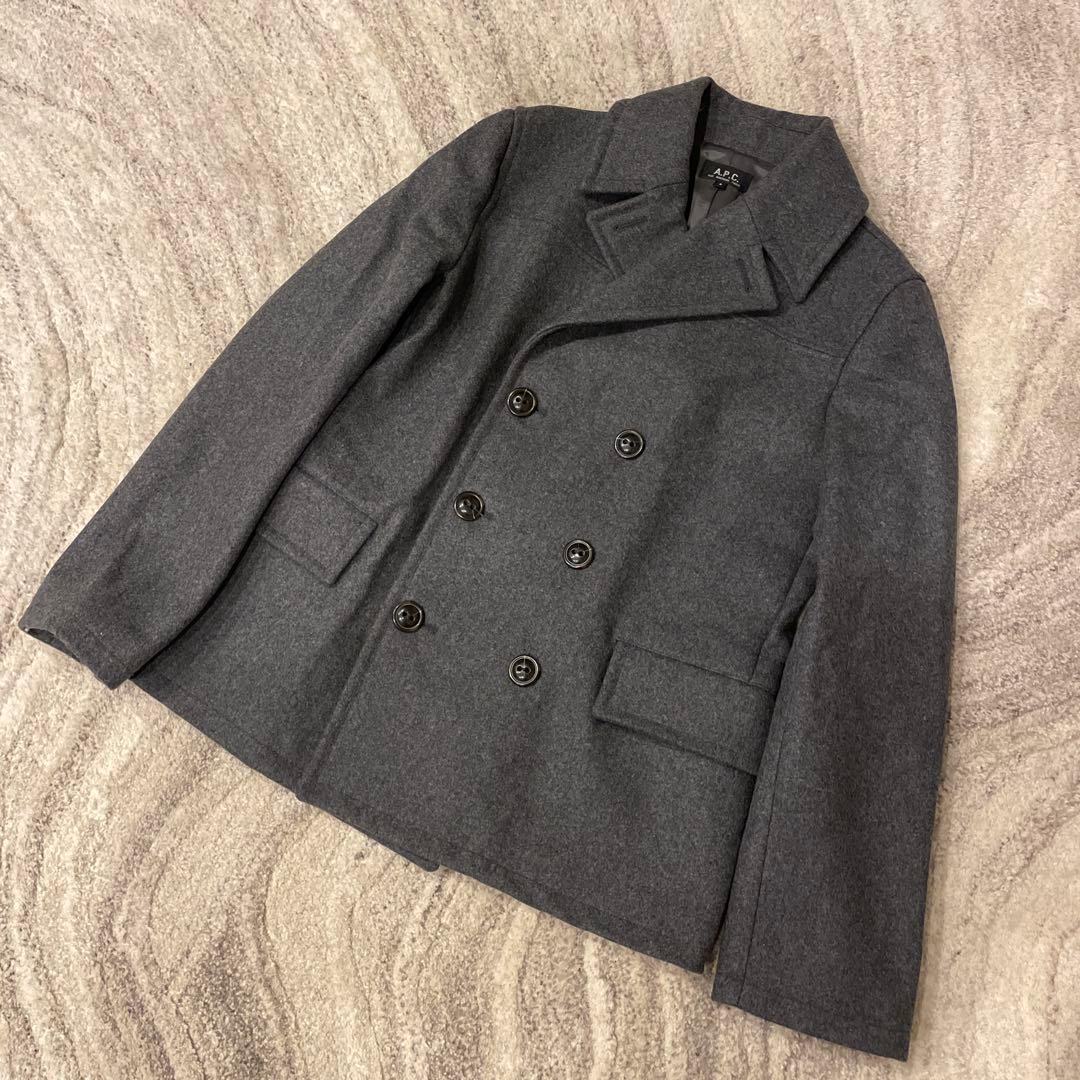 【オススメ】A.P.C アーペーセー　ピーコート　メンズ　超美品　厚手