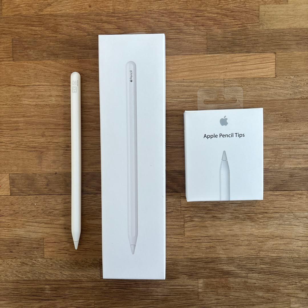 純正　Apple Pencil 第2世代とPencil Tips セット