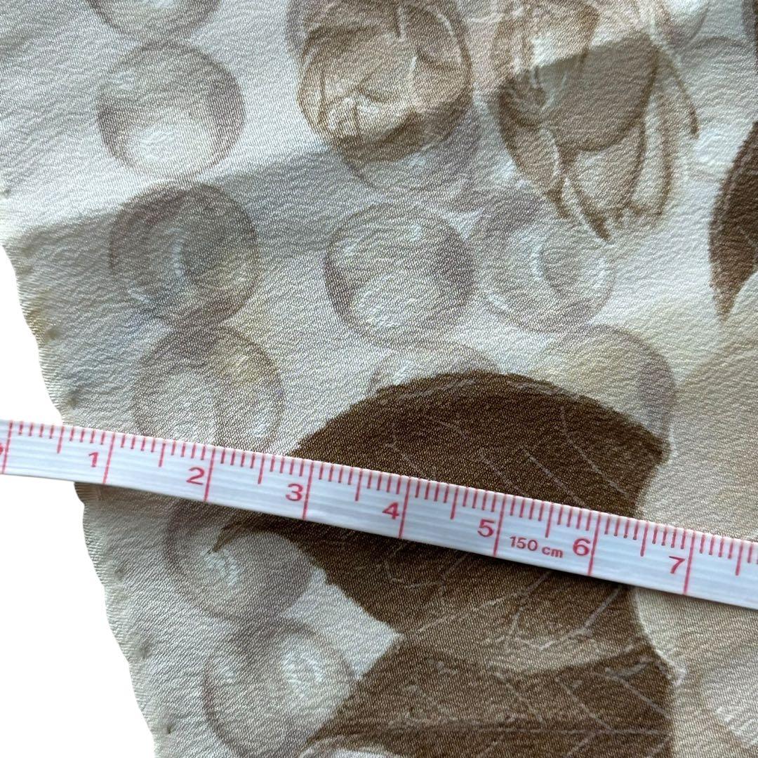 CHANEL シャネル　パール　ローズ　ベージュ　シルク　スカーフ