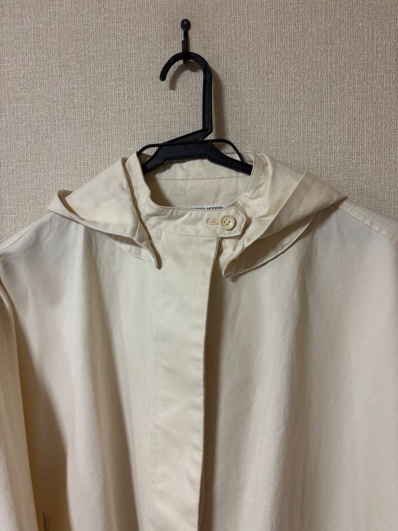 美品　TENNE HANDCRAFTED MODERN ケープコート　アイボリー