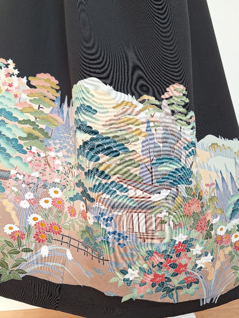 着物リメイクワンピース3693