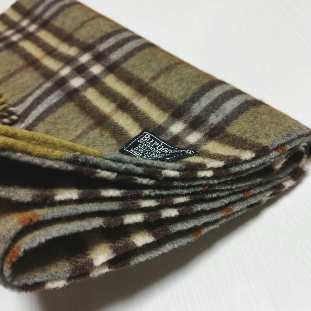 未使用 英国製 Burberrys OF LONDONカシミヤ100%マフラー