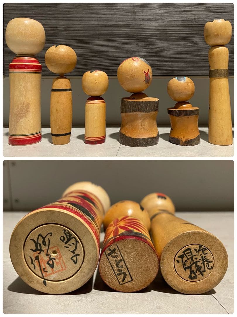 伝統 こけし 大量 50体 郷土玩具 セット まとめ まとめて kokeshi