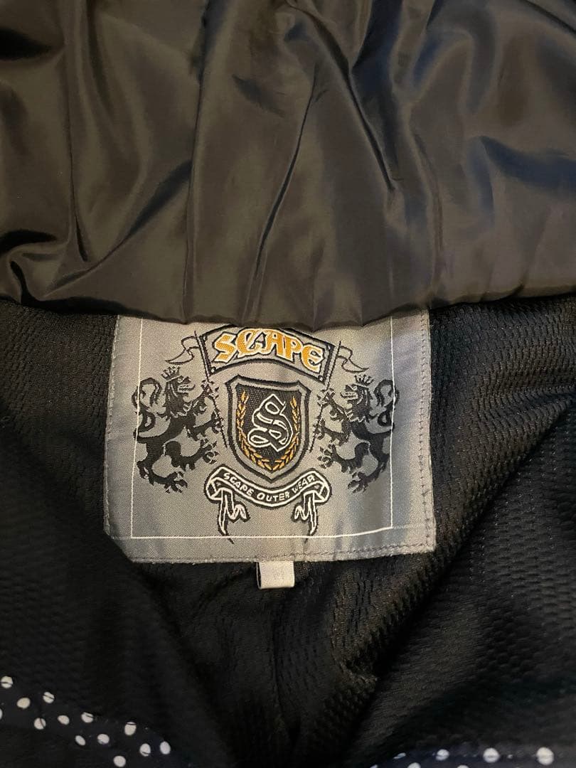 SCAPE スノーボードウエア　パンツ　M 黒白ドット
