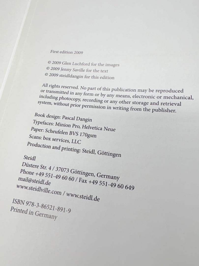 Glen Luchford 写真集 ハードカバー アートブック 2009年初版