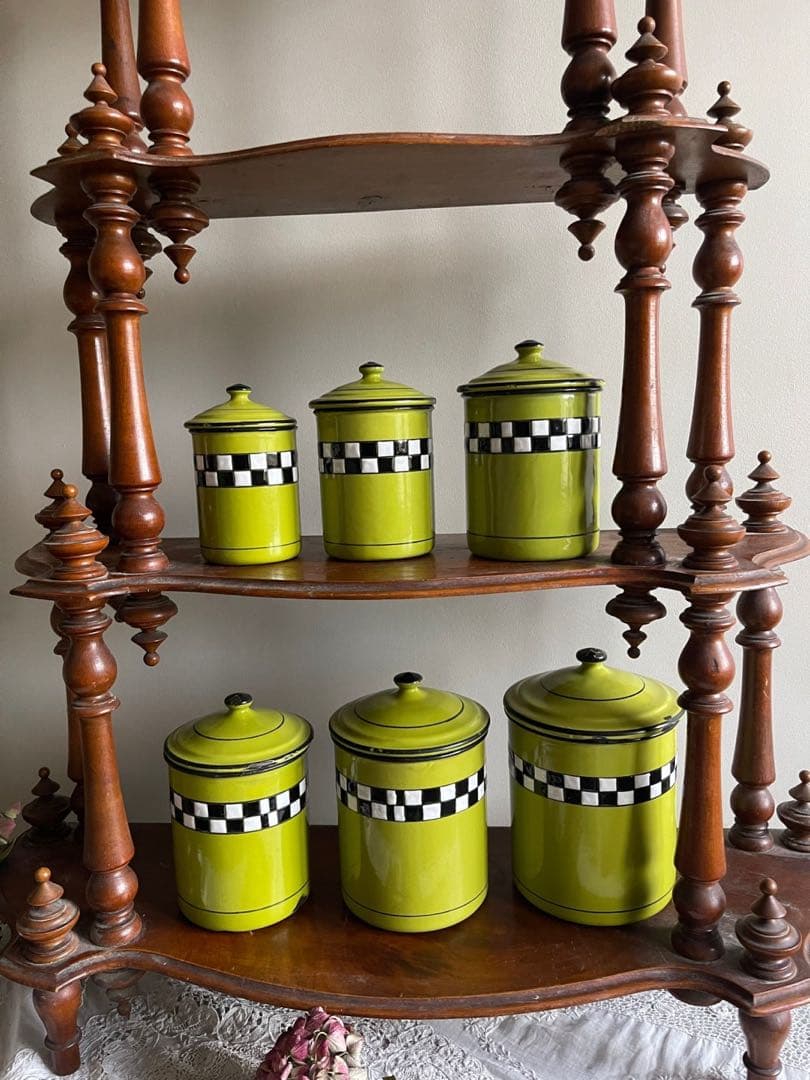 yu_and_a お28】60 フランスアンティーク　キャニスター