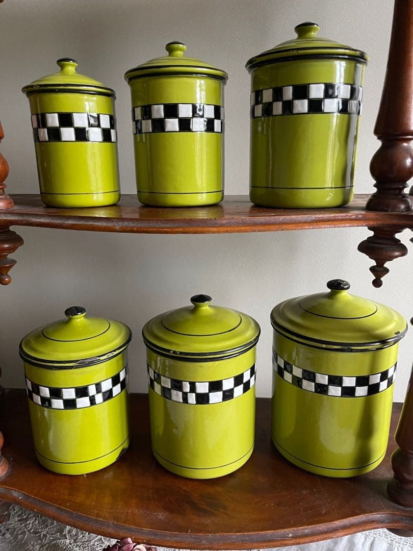 yu_and_a お28】60 フランスアンティーク　キャニスター