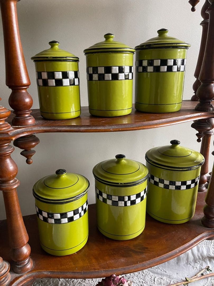 yu_and_a お28】60 フランスアンティーク　キャニスター